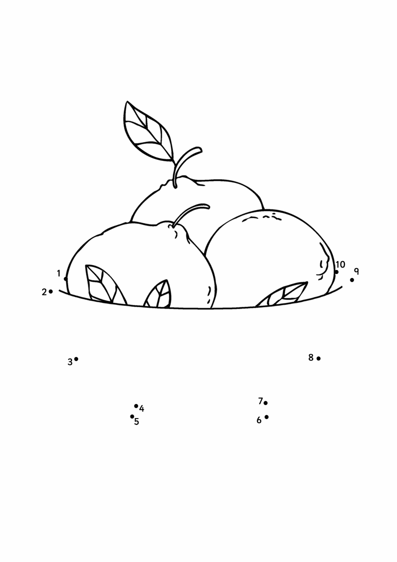 Połącz kropki - cyferki