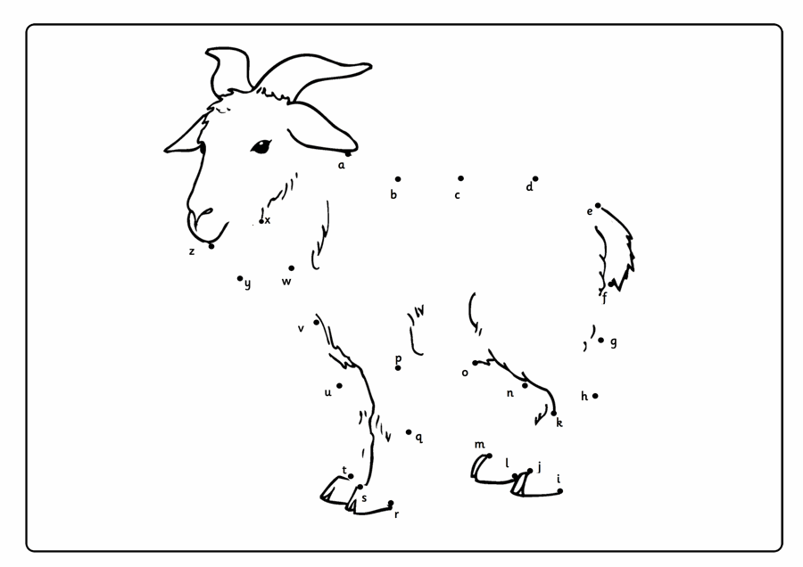 połącz kropki małe literki do druku 6