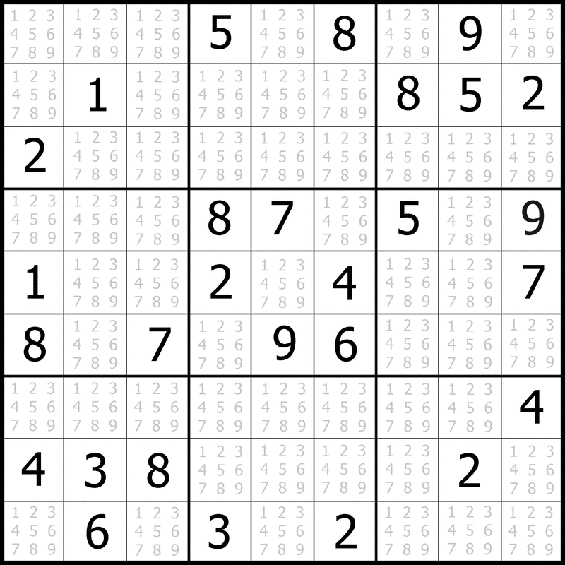 średnio trudne sudoku do druku 2