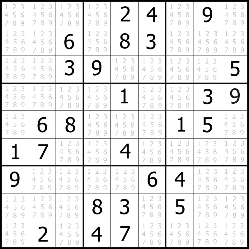 średnio trudne sudoku do druku 3