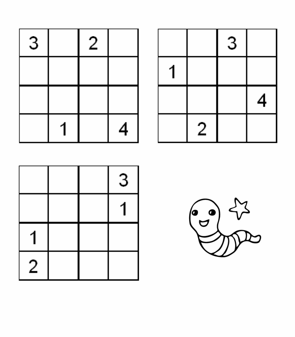 sudoku dla dzieci