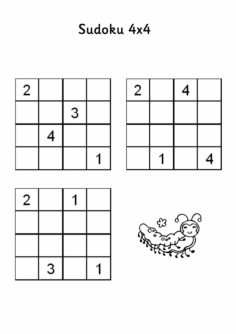 Sudoku dla dzieci 3